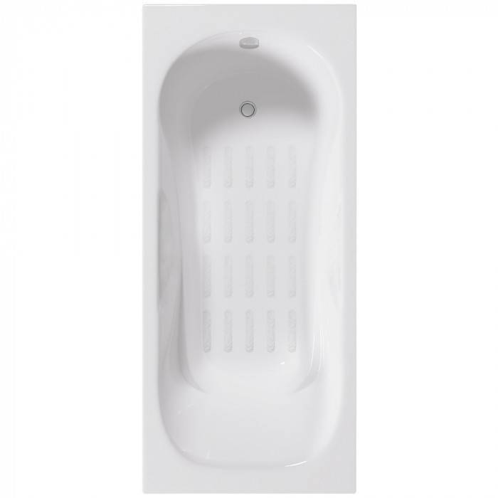 Чугунная ванна Delice Malibu DLR230609-AS 170x75, с антискользящим покрытием, с ножками