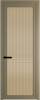 Межкомнатная дверь Profil Doors 1 AGP цвет профиля Шампань, стекло безопасное 6 мм мору золото 800x2000