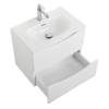 Тумба с раковиной BelBagno MARINO-CER-MINI-600-2C-SO-BL-P подвесная, Bianco Lucido, 51.6x61x40 фото 3