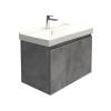 Тумба с раковиной Comforty Осло-80 00-00000836 бетон светлый