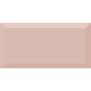 Керамическая плитка Absolut Keramika Monocolor Salmon Biselado Brillo 10x20