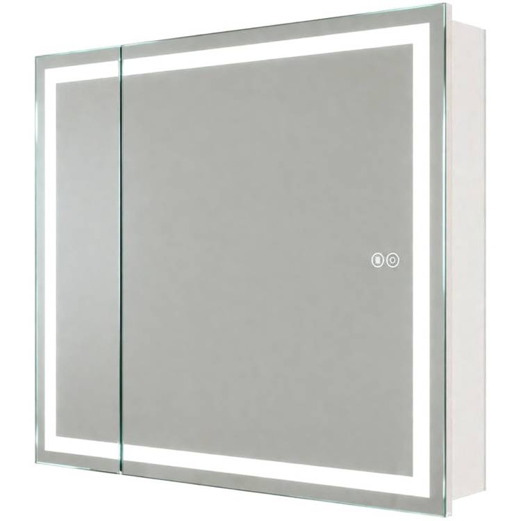 Зеркало-шкаф Uperwood Tanos ZTanos80w с подсветкой, 80x70 см