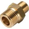 Ниппель переходной Stout 1 X3/4 наружная резьба, латунь фото 3