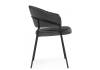 Стул на металлокаркасе Woodville Лео 672328 темно-серый (H-15) / черный фото 3