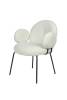 Кресло Stool Group Nina DR-1252-A UF998-03 жемчужный фото 6