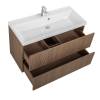 Тумба с раковиной Art&Max Verona-Push Коричневый, 60x100 фото 5
