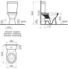Унитаз-компакт Norm Eisberg 9844B099-7202 с микролифтом фото 4