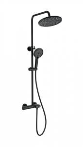 Душевая стойка Wonzon & Woghand WW-B2091-A-MB с термостатом, черный
