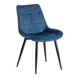 Стул Tetchair Abruzzo (mod. 8060) 19235 синий (HLR 63)/черный 54x62x83