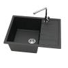 Мойка кухонная Maretti Kitchen MR645-BL черный, 64.5x50.5 фото 2