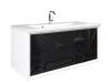 Тумба под раковину Marka One Seattle 90П У72804 Mosaic Classic Black 1 ящ.