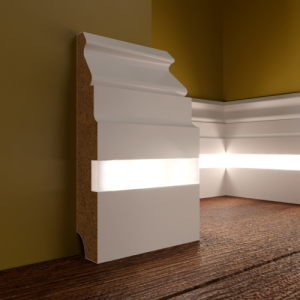 Плинтус Evrowood PN 090 led 200x1.8x10