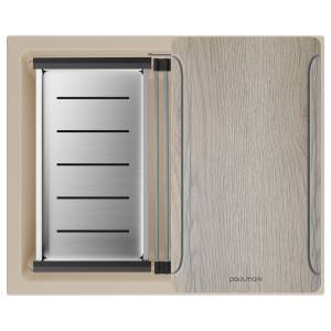 Мойка кухонная Paulmark Lumi-Multi Sink 55 Uni LU-MULTI 55-LA латте