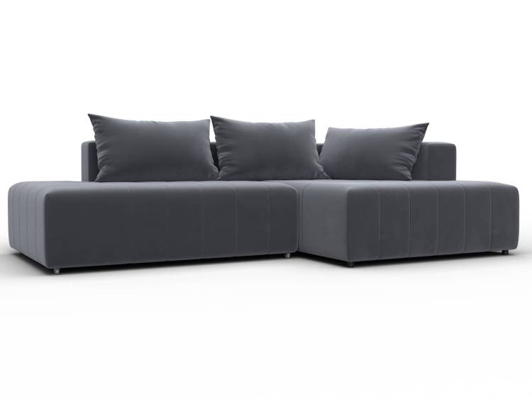 Диван угловой Лига Диванов Лига-103 134817 Серый