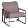 Кресло Tetchair Charli lux 24904 VT shape wood rose, велюр, букле