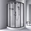 Душевая кабина Am.Pm X-Joy W94C-401-100BT 100x100, 1/4 круга, профиль матовый черный, стекло прозрачное фото 2