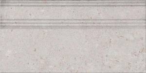 Плинтус Kerama Marazzi Риккарди FME015R серый светлый матовый обрезной 20x40