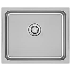 Мойка кухонная Paulmark Vista 54 PM305444-BS брашированная сталь