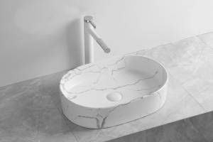 Раковина Cerutti Spa CR0055B MMW2 белая матовая, 50x35