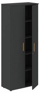 Шкаф книжный Skyland Forta 00-07088303 Черный графит