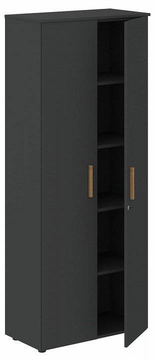 Шкаф книжный Skyland Forta 00-07088303 Черный графит
