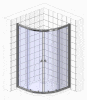 Душевой уголок Cerutti Spa Viva 90B 90x90, профиль черный фото 4