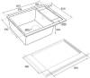 Мойка кухонная Paulmark Optimum PM216050-QU кварц фото 3