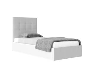 Кровать 900х2000 НК-Мебель Соната 72306380 Белый 110.3x99.4x214.1