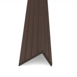 Уголок Lecole ДПК декоративный Wide Горький шоколад 3000x60x40