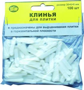 Клинья для плитки (100 шт)