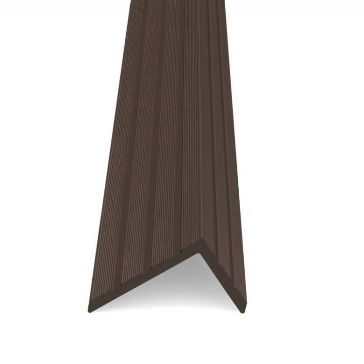 Уголок Lecole ДПК декоративный Wide Горький шоколад 3000x60x40