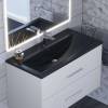 Раковина Uperwood Foster Quartz 291030042 черная матовая, уголь, 90x45.5 фото 4