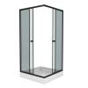 Душевой уголок Niagara Eco NG-008-14QT 800х800х1950, низкий поддон(13см) стекло тонированное