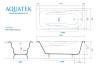 Чугунная ванна Aquatek Гамма AQ8080F-00 80x180 эмалированная, с ножками фото 4