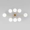 Потолочный светильник Eurosvet Opaline 70220/8 латунь Smart фото 3