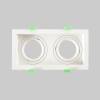 Светильник встраиваемый Crystal Lux CLT 068C2 WH фото 4