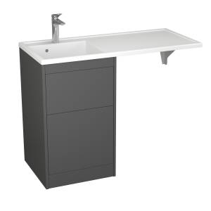 Тумба под раковину Veneciana Torre 45 54513 графит матовый