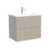 Тумба с раковиной Sancos Snob R Beige Soft, 60x52
