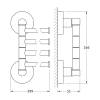 Полотенцедержатель Artwelle Harmonie HAR 025 40 см фото 2