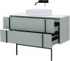 Тумба с раковиной Allen Brau Reality 1.32008.PWM папирус матовый, 121x50 фото 4