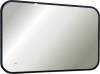 Зеркало Art&Max Siena S 120х80 черное, с LED-подсветкой, 6000К фото 4