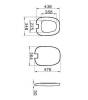 Унитаз подвесной VitrA Plural 7830B403-0075 глянцевый белый фото 4