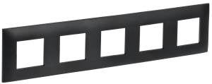 Рамка 5-постовая IEK Skandy SK-M52-K02 черный