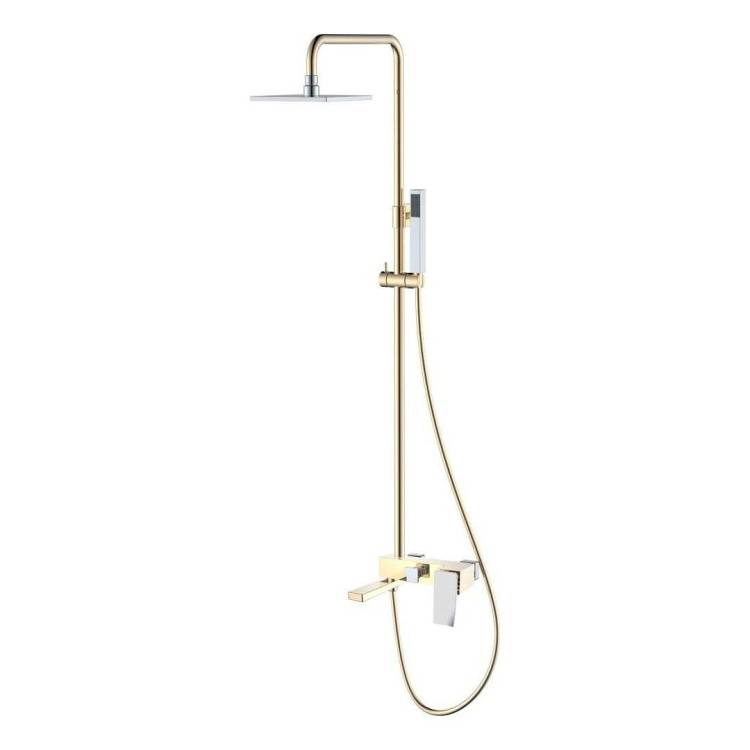 Душевая стойка Boheme Q 148-GCR.2 GoldChrome.2