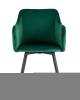 Набор из 2 стульев Stool Group Ника MC66-5F KD HLR-56 X2 изумрудный вращающийся фото 3