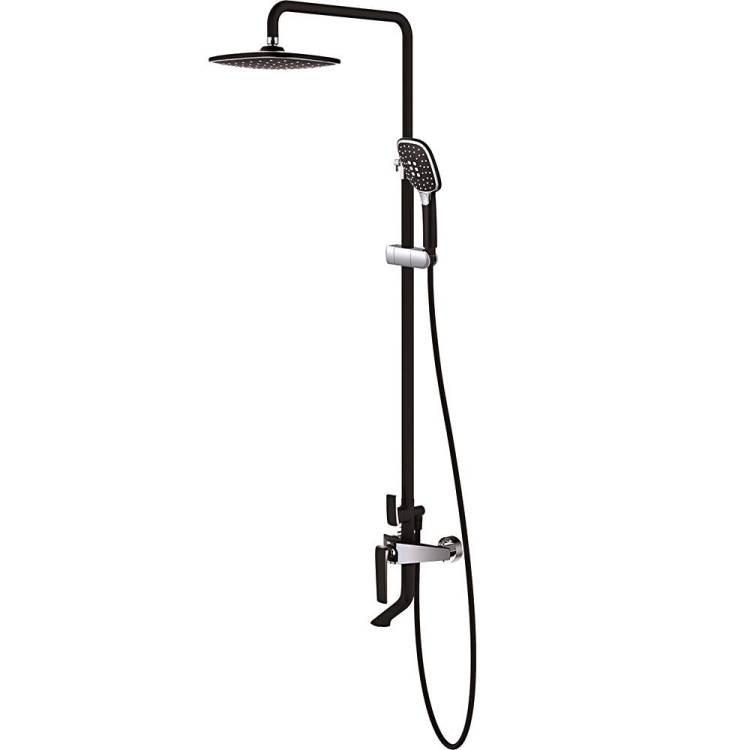 Душевая система Rose R1336H черная