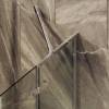 Шторка на ванну MaybahGlass MGV-920-4 99x140, поворотная, стекло сатин 6 мм, профиль хром глянцевый фото 4