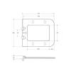 Унитаз подвесной BelBagno Due BB7107CHR/SC безободковый, с сиденьем микролифт, белый фото 12