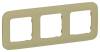 Рамка 3-постовая IEK Flite FI-M32-31-20-K26 оливковый