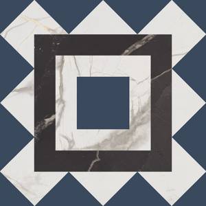 Керамогранит Fioranese Marmorea Intensa CM5206R Deco Blueberry naturale 20x20